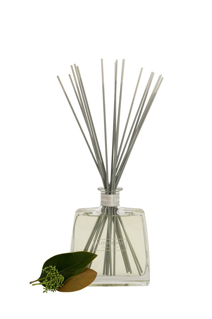 Flower Box Hallmark Diffuser 700ml Magnolia & Green Leaves ZOES Kitchen