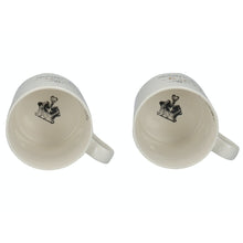 Load image into Gallery viewer, Mikasa x V&A Alice in Wonderland Set of 2 Mugs His & Hers 350ml - Gift Boxed