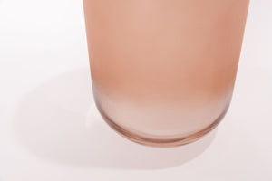 Gabel & Teller Glass Pill Vase 28x14cm - Matte Pink - ZOES Kitchen