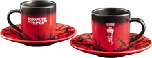 Load image into Gallery viewer, Bialetti Stranger Things Cups and Saucers - Set of 2
