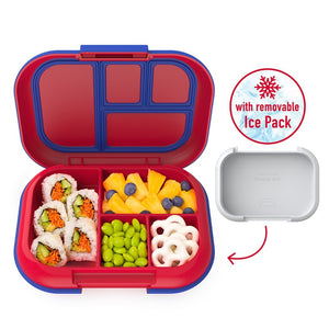 Bentgo Kid's Leak Proof Bento Lunch Box - Red/Royal