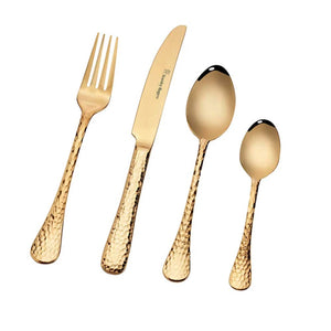 Stanley Rogers Bolero 16pc Cutlery Set Gold - ZOES Kitchen
