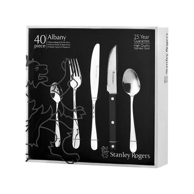 Stanley Rogers Albany 40 Pce Cutlery Set With Steak Knives