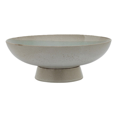 Ecology Galet Footed Bowl 23x8cm - Sage