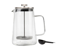 Load image into Gallery viewer, Maxwell & Williams Blend Vienna Double Wall Coffee Plunger 1L Clear