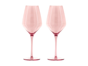 Maxwell & Williams Glamour Wine Glass 520ML Set of 2 Pink Gift Boxed - ZOES Kitchen