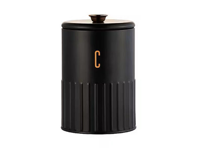 Maxwell & Williams Astor Coffee Canister 11x17cm 1.35L Black - ZOES Kitchen