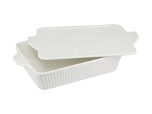 Load image into Gallery viewer, Maxwwll &amp; Williams Speckle Rectangular Baker With Tray 28x20cm Cream Gift Boxed