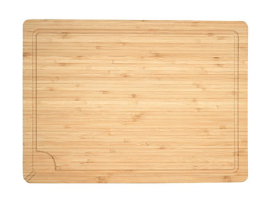 Maxwell & Williams Evergreen Rectangular Tri-Ply Bamboo Board With Juice Groove 48x35cm