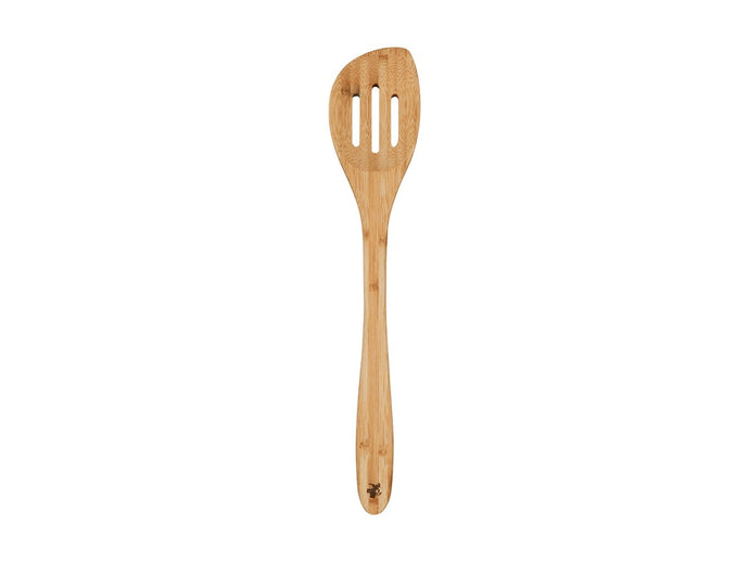 Maxwell & Williams Evergreen Bamboo Slotted Peaked Spoon 33cm