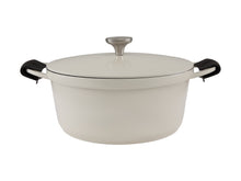 Load image into Gallery viewer, Maxwell & Williams Cast Lite Non-Stick Casserole - 28cm/6.3L Ecru Gift Boxed
