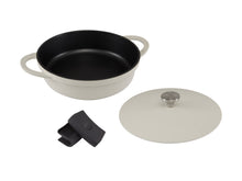 Load image into Gallery viewer, Maxwell & Williams Cast Lite Non-Stick Shallow Casserole - 28cm/4L Ecru Gift Boxed