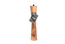 Load image into Gallery viewer, St. Clare Acacia & Black Steel Salt & Pepper Grinder - 30cm