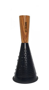 St Clare Acacia Grater 20cm Black - ZOES Kitchen