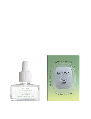 Ecoya Plug-In Diffuser Fragrance Flask - French Pear