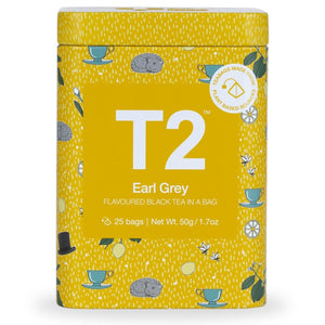 T2 Tea Bag Icon Tin 25 Pack - Earl Grey - ZOES Kitchen