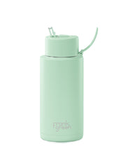 Load image into Gallery viewer, Frank Green Ceramic 34oz Straw Bottle - Mint Gelato - ZOES Kitchen & Living