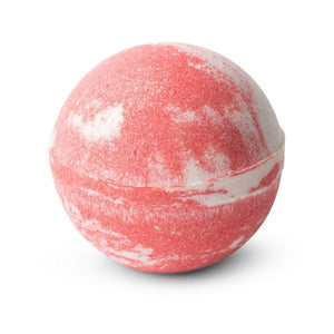 Pink Lychee Bath Bomb Swirl 150g - Classic White by Tilley