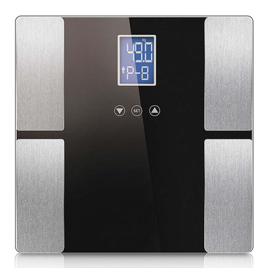 SOGA Digital Electronic LCD Bathroom Body Fat Scale Weighing Scales Weight Monitor Black - ZOES Kitchen