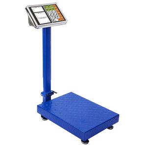 SOGA 150kg Electronic Digital Platform Scale Computing Shop Postal Weight Blue - ZOES Kitchen