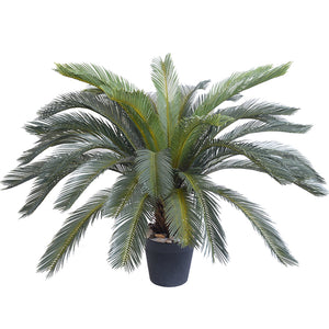 SOGA 125cm Artificial Indoor Cycas Revoluta Cycad Sago Palm Fake Decoration Tree Pot Plant - ZOES Kitchen