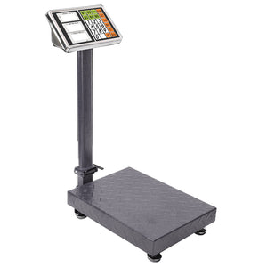 SOGA 300kg Electronic Digital Platform Scale Computing Shop Postal Scales Weight Black - ZOES Kitchen