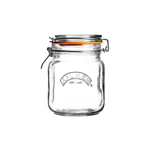 Kilner Square Clip Top Jar 1 Litre - ZOES Kitchen