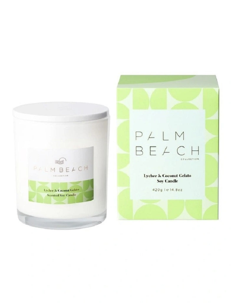 Palm Beach Candle 420g Coconut Gelato (LE) ZOES Kitchen