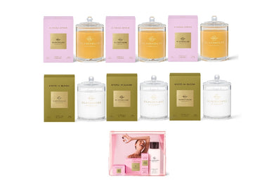 Glasshouse Fragrance - A Tahaa Affair X 3 & Kyoto In Bloom X 3 380g Pack Candles - ZOES Kitchen