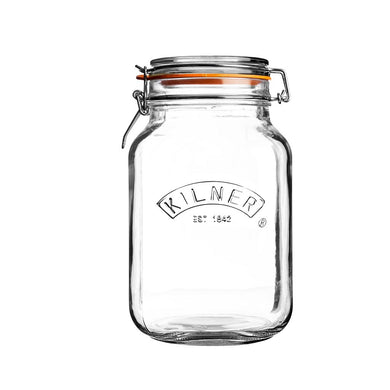 Kilner Square Clip Top Jar 1.5 Litre - ZOES Kitchen