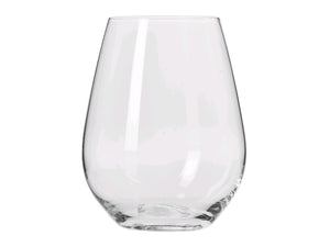 Krosno Harmony Stemless Wine Glass 400ml 6pc Gift Boxed - ZOES Kitchen