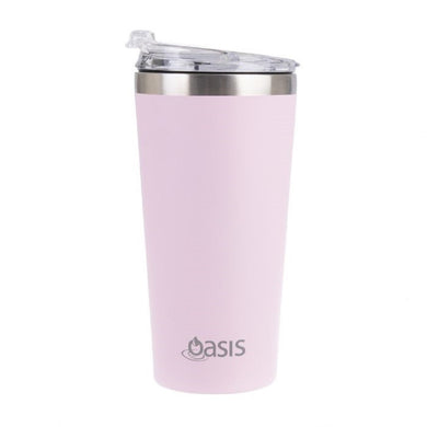 Oasis Insulated Double Wall Travel Mug 480ml - Carnation - ZOES Kitchen