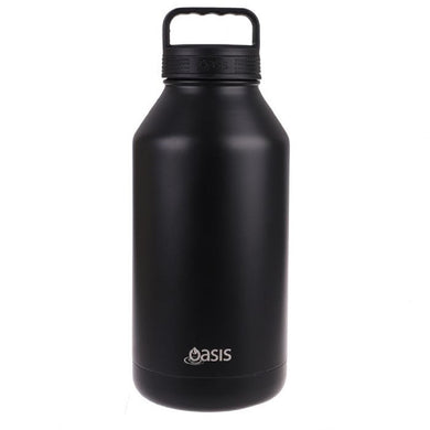 Oasis Insulated Titan Double Wall Bottle 1.9L - Black - ZOES Kitchen