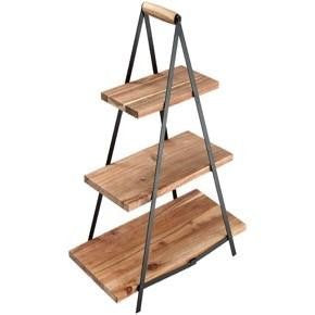 Ladelle Serve & Share Acacia Serving Tower 3 Tier - ZOES Kitchen