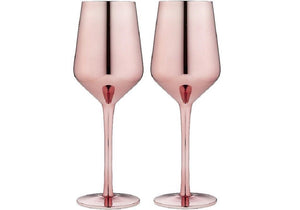 Ladelle Aurora Rose 2pk - Wine Glasses - ZOES Kitchen