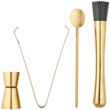 Load image into Gallery viewer, Ladelle Tempa Aurora 5pc Gold Cocktail Set - ZOES Kitchen