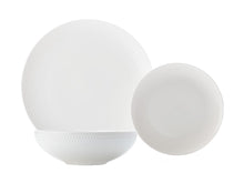 Load image into Gallery viewer, Maxwell &amp; Williams White Basics Diamonds Dinner Set 12pce Gift Boxed - ZOES Kitchen