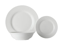 Load image into Gallery viewer, Maxwell &amp; Williams White Basics European Rim Dinner Set 12pc Gb - ZOES Kitchen
