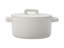 Load image into Gallery viewer, Maxwell & Williams Epicurious Round Casserole 1.3l White Gift Boxed - ZOES Kitchen