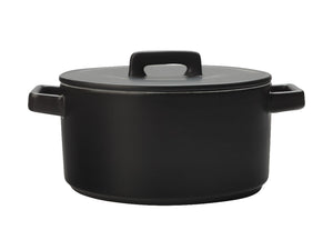 Maxwell & Williams Epicurious Round Casserole 2.6l Black Gift Boxed - ZOES Kitchen
