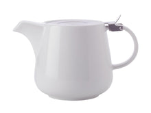 Load image into Gallery viewer, Maxwell &amp; Williams White Basics Teapot With Infuser 1.2l White Gift Boxed - ZOES Kitchen