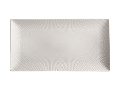 Maxwell & Williams White Basics Diamonds Rectangular Platter 35x19cm GB - ZOES Kitchen
