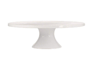 Maxwell & Williams White Basics Diamonds Footed Cake Stand 30cm GB - ZOES Kitchen