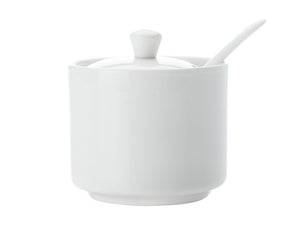 Maxwell & Williams White Basics Straight Sugar With Spoon Gb - ZOES Kitchen