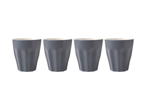 Maxwell & Williams Blend Sala Latte Cup 265ML Set of 4 Charcoal GB - ZOES Kitchen