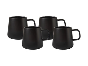 Maxwell & Williams Blend Sala Mug 375ML Set of 4 Black GB - ZOES Kitchen