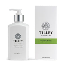 Load image into Gallery viewer, Tilley Classic White - Body Wash 400ml - Lime &amp; Coconut - ZOES Kitchen