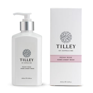 Tilley Classic White - Body Wash 400ml - Peony Rose - ZOES Kitchen
