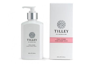 Tilley Classic White - Body Wash 400ml - Pink Lychee Body - ZOES Kitchen