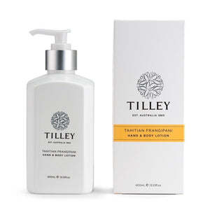 Tilley Classic White - Body Lotion 400ml - Tahitian Frangipani - ZOES Kitchen